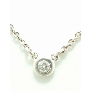 TIFFANYCo Tiffany By the Yard Necklace Silver Diamond